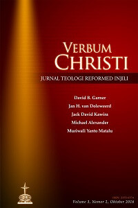 Image of Verbum Christi: Jurnal Teologi Reformed Injili Volume 3, Nomor 2, Oktober 2016